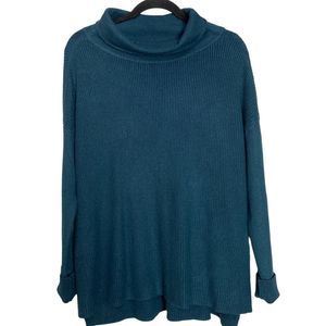 NWT Devotion by Cyrus Teal Turtleneck Sweater